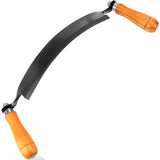 10 in Draw Knife,Felled Draw Shave Knife, Curved Draw Knife Draw Shave Tool Woodworking Debarking Hand Tool, Wood Razor Shaving Wood Barking Tool,Bark Peeler, Drawing Knife, Draw Shave, Shaving Knife Beendou