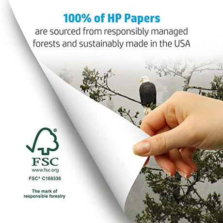 HP Printer Paper | 8.5 x 11 Paper | Copy &Print 20 lb | 1 Ream Case - 500 Sheets| 92 Bright | FSC Certified | 200060 HP Papers