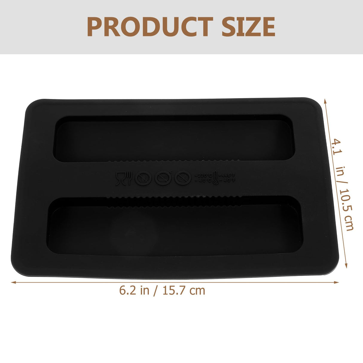 Silicone Toaster Dust Cover 2 Slice Toaster Lid Electric Bread Maker Upper Cover Toaster Machine Top Cover for Bread Machine Part Accessories （Black） BESTonZON