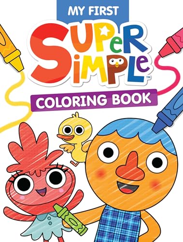 My First Super Simple™ Coloring Book (Super Simple Kids Coloring Books) WoodArtSupply