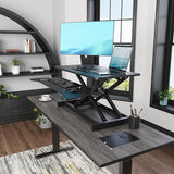 Panana 31.5-inch Standing Desk Converter Height Adjustable Sit to Stand Up Computer Workstation Panana