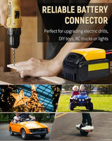 Vibit Power Wheel Adapter for Dewalt 20 V Lithium Battery, Peg-Perego Dewalt Battery Adapter with Original Wire Harness Connector, DC Power Adapter Conversion for Peg-Perego Children's Riding Toys Vibit