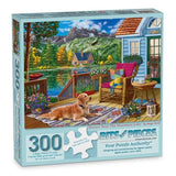 Bits and Pieces Jigsaw Puzzles for Adults 300 Pieces - Mountain Lake Bits and Pieces