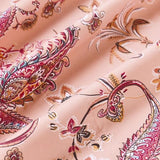 Elegant Comfort Softest and Coziest 6-Piece Sheet Set - 1500 Premium Hotel Quality Microfiber - Deep Pocket, Wrinkle Resistant 6-Piece Paisley Pattern Bed Sheet Set, Full, Paisley Coral Elegant Comfort