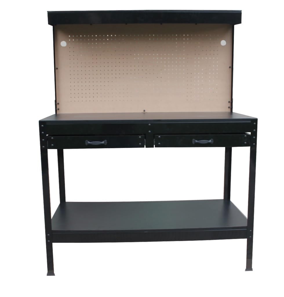 Simpli-Magic 48-Inch Workbench with Power Outlets and Light, Large Capacity 500LBS Evenly Distributed SIMPLI-MAGIC