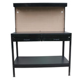 Simpli-Magic 48-Inch Workbench with Power Outlets and Light, Large Capacity 500LBS Evenly Distributed SIMPLI-MAGIC