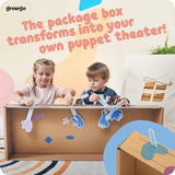 GROWGO Pikler Triangle Climber with Ramp - Toddler Climbing Toys Indoor Montessori Climbing Toy Set Pickle Triangle Montessori, Baby Climbing Toys Indoor, Pickler Set Wooden Play Gym, Kids Climbers GROWGO