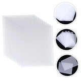 DOITOOL 10pcs Sheets Shrink Film Thermal Solder Shrinking Crafts for Small Covers Wraps Making Clear Shrink Wrap Heat Shrinkable Paper Craft Craft Marking Shrink Paper Pp DOITOOL