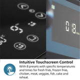 Philips Dual Basket Air Fryer 3000 Series, 8-in-1 functions, 9.5 Quarts, 2 Drawers, Auto-sync Cooking Time, 90% Less Fat, Rapid Air Technology, HomeID Recipe App, Dishwasher Safe, Black, (NA350/00) PHILIPS