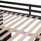Harper & Bright Designs High Full Size Loft Bed with Desk and Wardrobe,Solid Wood Loft Bed Frame Full with Storage Drawers for Kids Teens Adults,No Box Spring Needed,Espresso Harper & Bright Designs