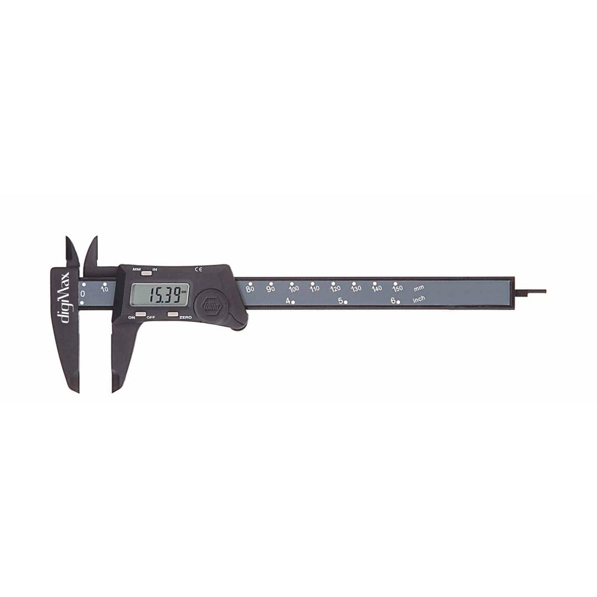 Wiha 41101 Digital Caliper, Inch and Metric, 6" DigiMax Wiha