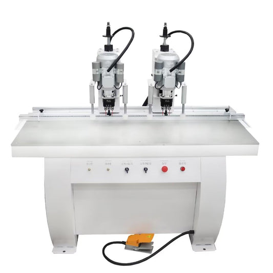 HayWHNKN Hinge Boring Machine Pneumatic Drill Press Machine Woodworking Hinge Drilling Machine Double Station 110V 1.5kw Woodworking Hole Drilling Puncher Equipment - WoodArtSupply