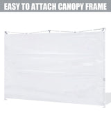 SCOCANOPY SideWall for 12x12ft Canopy Frame, 3 Pack SunWalls Only,(White) SCOCANOPY