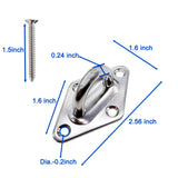 Yaoeruqi 2 Pack Heavy Duty Hammock Hanging Kit – Stainless Steel Hammock Hooks for Wall,Ceiling Mounting | Compatible with Hammock Chairs,Tree Swings,Yoga Swings & Shade Sails Yaoeruqi