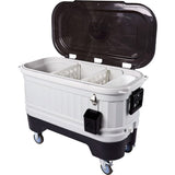 Igloo 125 qt Gray Party Bar Wheeled Cooler Igloo