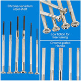 6 PCS Precision Screwdriver Sets, Eyeglass Repair Kit Screwdriver, Mini Screwdriver Set, Flat Head and Philips Head Screwdriver Sets, With 6 Different Sizes, Suitable For Watch, Electronic Repairs Lonisiv
