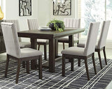 Signature Design by Ashley Dellbeck Casual Rectangular Dining Extension Table, Seats up to 8, Dark Brown Signature Design by Ashley