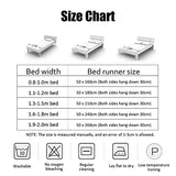 DAYDAY helper Bed Runner Single Soft Velvet Decor Bedding Cover Purple Luxury Bedspread Bed Runner for Foot of Bed Bed Scarf Bed End Towel for Hotel Bedroom Wedding Room, 180x50cm DAYDAY helper