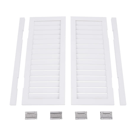Undercat Swinging Door Cafe Doors, Solid Wood Partition Door, Two-Way Saloon Doors, Half-Waist Dividing Doors for Hallway Porch Kitchen Bar Pub Entrance Partition, 33.46 * 35.43 in, White Undercat