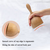 xukele Wood Therapy Cup, Wood Therapy Massage Tools for Body Shaping, Body Sculpting Tool for Lymphatic Drainage & Cellulite Reduction, Maderoterapia Massager xukele