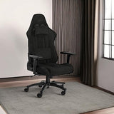 Corsair TC100 Relaxed Gaming Chair - Fabric - Racing-Inspired Design - Lumbar Pillow - Detachable Memory Foam Neck Pillow - Adjustable Seat Height - Adjustable Armrests - Black Corsair