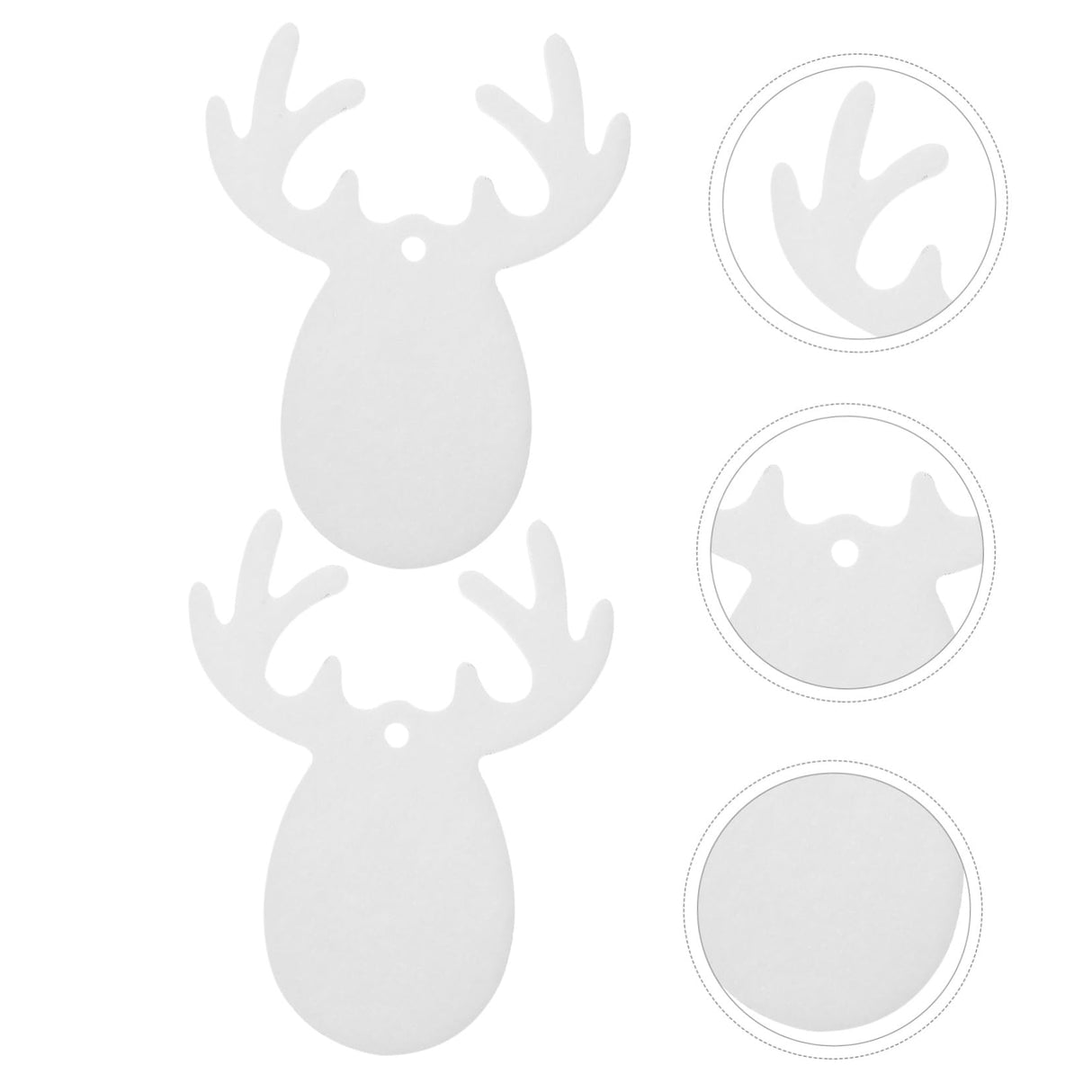 COLLBATH 8pcs Perfume Car Diffuser Accessory Car Diffuser Replacements DIY Car Air Freshener DIY Sublimation Blanks Felt Car Air Freshener Pads Air Freshener Car COLLBATH