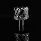 OSCARBIDE Annular Cutter 2 inch Cutting Diameter,1 inch Depth of Cut,3/4 inch Weldon Shank 2 Flat Mag Drill Bit with Pilot Pin for Magnetic Drill Press,1 Piece OSCARBIDE