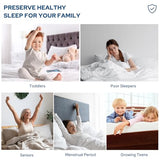 BEDLORE Waterproof Mattress Protector, Noiseless Twin Size Mattress Pad with Deep Pocket Fitted Up to 6"-15", Soft Breathable Dirt-Proof Single Bed Mattress Cover for Bedroom (Gray) BEDLORE