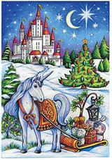 Creative Haven Enchanted Christmas Coloring Book (Adult Coloring Books: Christmas) Dover Publications