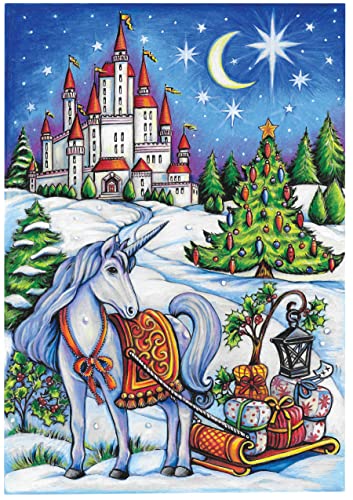 Creative Haven Enchanted Christmas Coloring Book (Adult Coloring Books: Christmas) Dover Publications