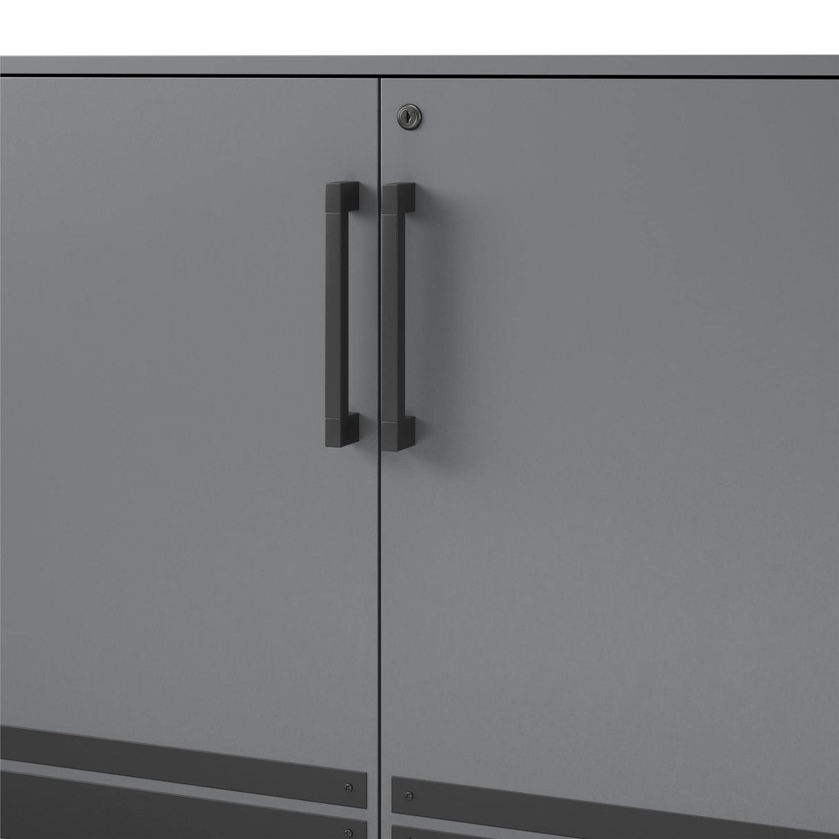 SystemBuild Evolution Shelby Garage Base Cabinet 2 Door, Graphite SystemBuild Evolution