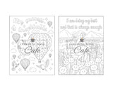 100 Inspirational Quotes Coloring Book for Adults: 100 Motivational Quotes, Positive Affirmations and Inspirational Phrases for Stress Relief and Relaxation WoodArtSupply