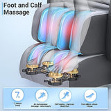 Mazzup Full Body Zero Gravity Shiatsu Massage Chair with Fully Assembled, LCD Screen, Shortcut Keys, USB Charging Port, Heat, for Loved Ones, Parents, Black Mazzup