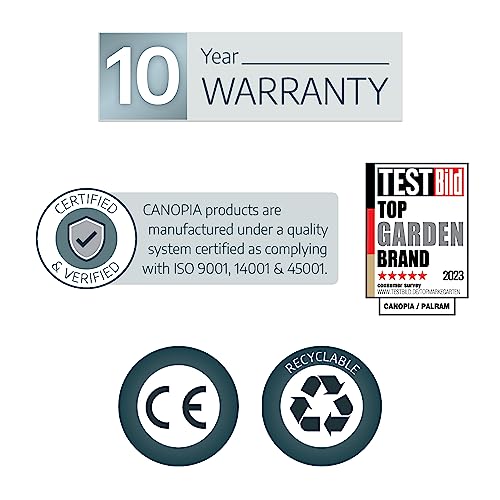 Palram - Canopia Arizona Wave Double Carport Arch-Style Palram