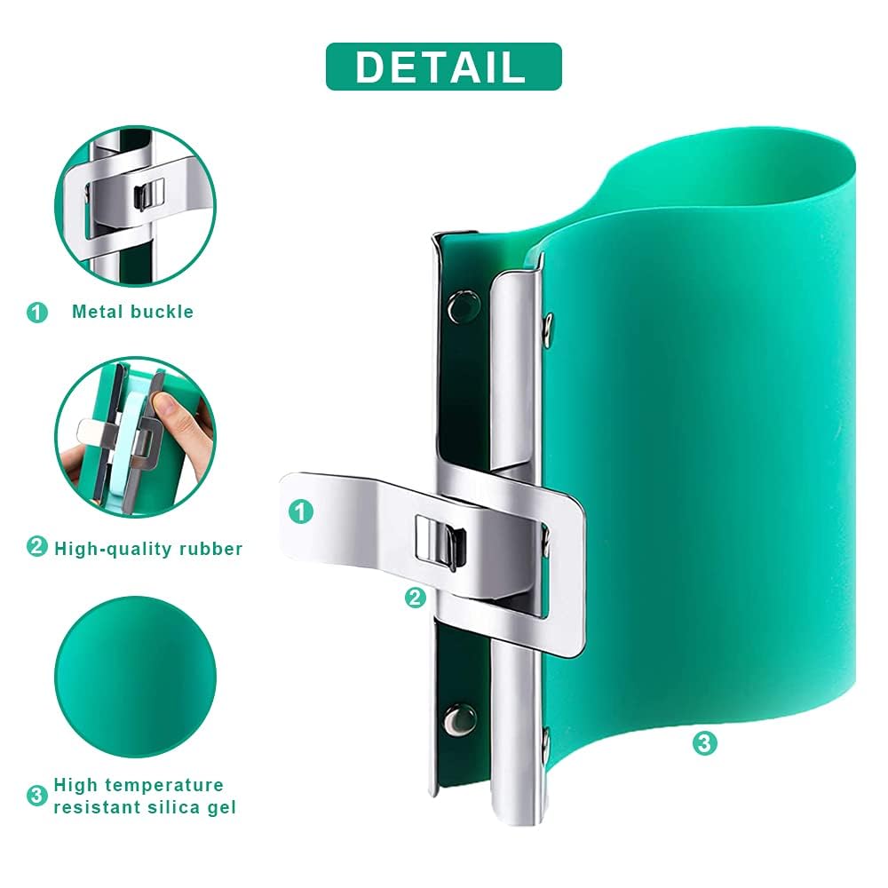 WER 3d Sublimation Silicone Mug Wrap,15oz Cup Clamp Fixture for Printing Tumblers (1 Pack) WER