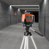 VEVOR Rotary Laser Level 1650ft,360 Degree Self Leveling Red Cross Line Laser,5 Rotation Speeds&4 Scanning Angles Adjustment,IP66 Waterproof Remote Control Manual Self-leveling Mode,Battery Included VEVOR