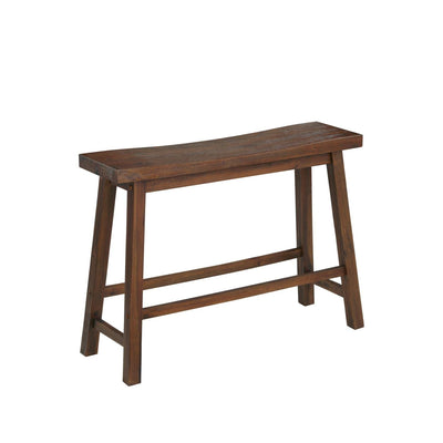 Boraam Sonoma Bench, 9"D x 33"W x 24"H, Chestnut