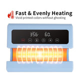 PYD Life 120 V Auto Tumbler Heat Press Machine 30 OZ 20 OZ Tumbler Mug Heat Press Touch Screen Light Blue for 10-30 OZ Sublimation Straight Tumblers Cups Mugs Printing PYD Life