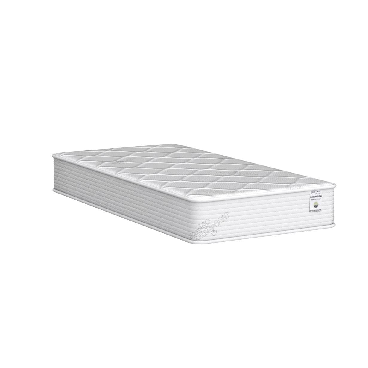 Twin Size Mattress - 10 Inch Cool Memory Foam & Spring Hybrid Mattress with Breathable Cover - Comfort Plush Euro Pillow Top - Rolled in a Box - Oliver & Smith