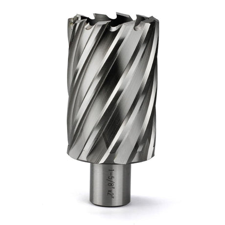 JESTUOUS Annular Cutter 3/4 Inch Weldon Shank 1-5/8 Cutting Diameter 2 Cutting Depth Slugger Bits HSS Kit for Magnetic Drill Press JESTUOUS