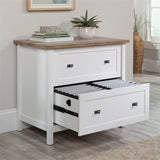 Sauder Cottage Road Engineered Wood Lateral File Cabinet in White Finish Sauder