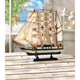 Gifts & Decor 57071642 German Passat Model Ship, Large, Cream Gifts & Decors