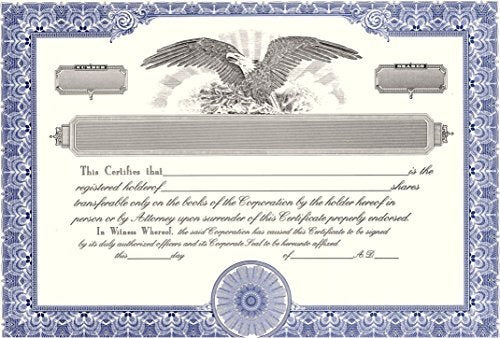 Corporate Kit (Black) - Binder, Slipcase, Minutes & Bylaws, Stock Certificates, Index Tabs & Black R-542 Self-Inking Corprate Seal Stamp Hubco