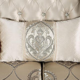 Furniture of America Adelaide Traditional Upholstered Sofa with Rolled Armrests and Button Tufted Back, Wooden Comfortable Couch for Living Room, Office, Bedroom, 2-Seater Loveseat, Dark Cherry/Beige Furniture of America