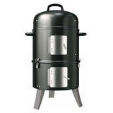 GasOne Vertical Smoker with Thermometer – 16 Inch Heavy Duty Charcoal Smoker – Multipurpose Charcoal BBQ Grill Smoker for Outdoor, Camping – Easy Assembly, 2 Access Doors Grill with Smoker Gas One