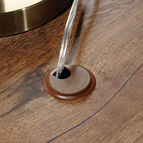 Sauder Palladia Executive Desk, 29.5"D x 65.1"W x 29.61"H, Vintage Oak finish Sauder