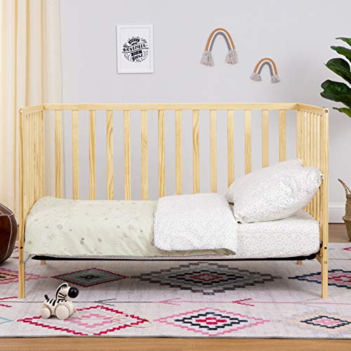 DaVinci Union 4-in-1 Convertible Crib in Natural, Greenguard Gold Certified, 1 Count (Pack of 1) DaVinci