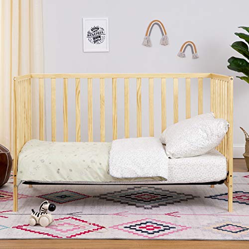 DaVinci Union 4-in-1 Convertible Crib in Natural, Greenguard Gold Certified, 1 Count (Pack of 1) - WoodArtSupply