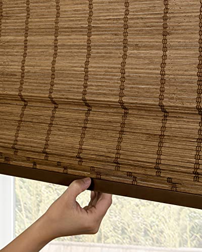Chicology 29" x 64" Elk Cordless Bamboo Roman Patio Blinds CHICOLOGY