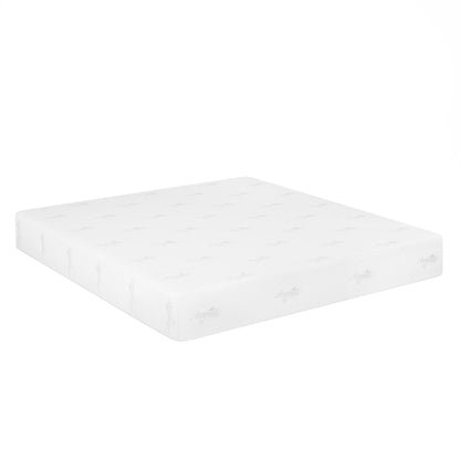 Furinno Angeland Luxury III Gel Infused Memory Foam Mattress/CertiPUR-US Certified/Pressure Relieving/Hypoallergenic, 10-Inch, King,White